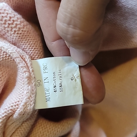 Boutique Pink knitted sweater dress size 90 =3T - Picture 3 of 3